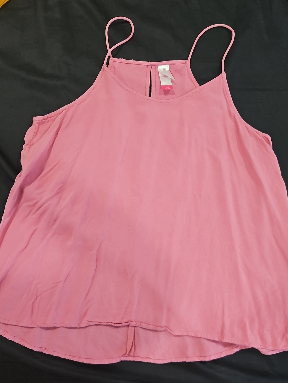 2- No Boundaries Pink Spaghetti-Strap Camisoles